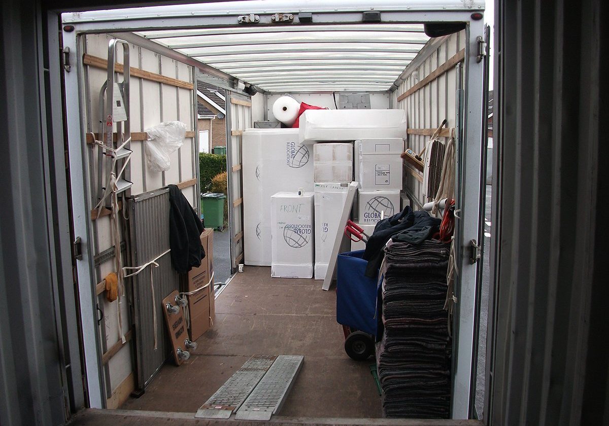 inside of acomb storage van